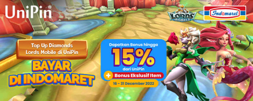 Desember - Top Up Diamonds Lords Mobile, Dapatkan Bonus hingga 15% + Bonus Item Eksklusif Lords Mobile